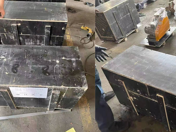 高壓羅茨鼓風機廠家發貨 XQSSR125H高壓水冷羅茨風機發貨廣東湛江吳川市(圖1)